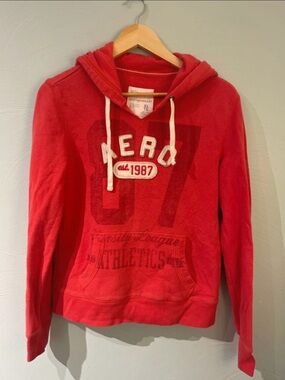 aéropostale Red Fleece Hoodie XL